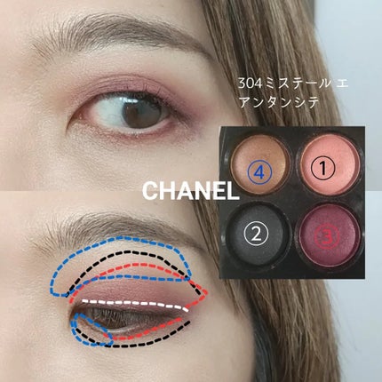 レ キャトル オンブル/CHANEL/アイシャドウパレットを使ったクチコミ(6枚目)
