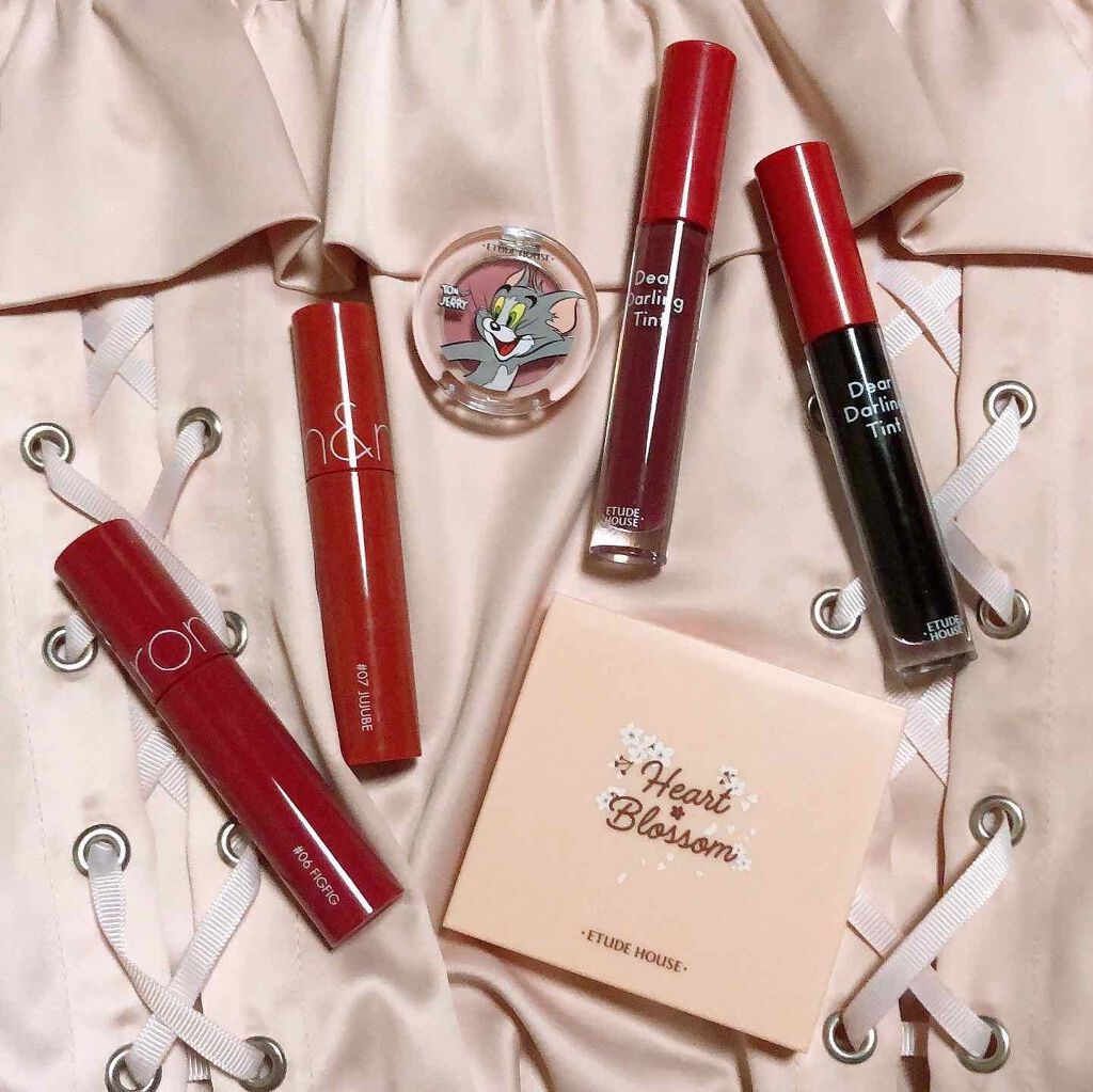 ジューシーラスティングティント/rom&nd/リップティントを使ったクチコミ（1枚目）