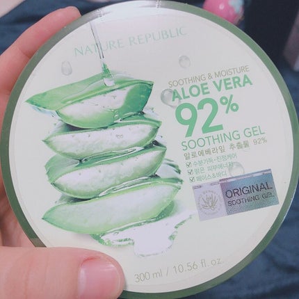 マイルド&モイスチャーアロエジェル/ネイチャーリパブリック/ボディローションを使ったクチコミ(1枚目)