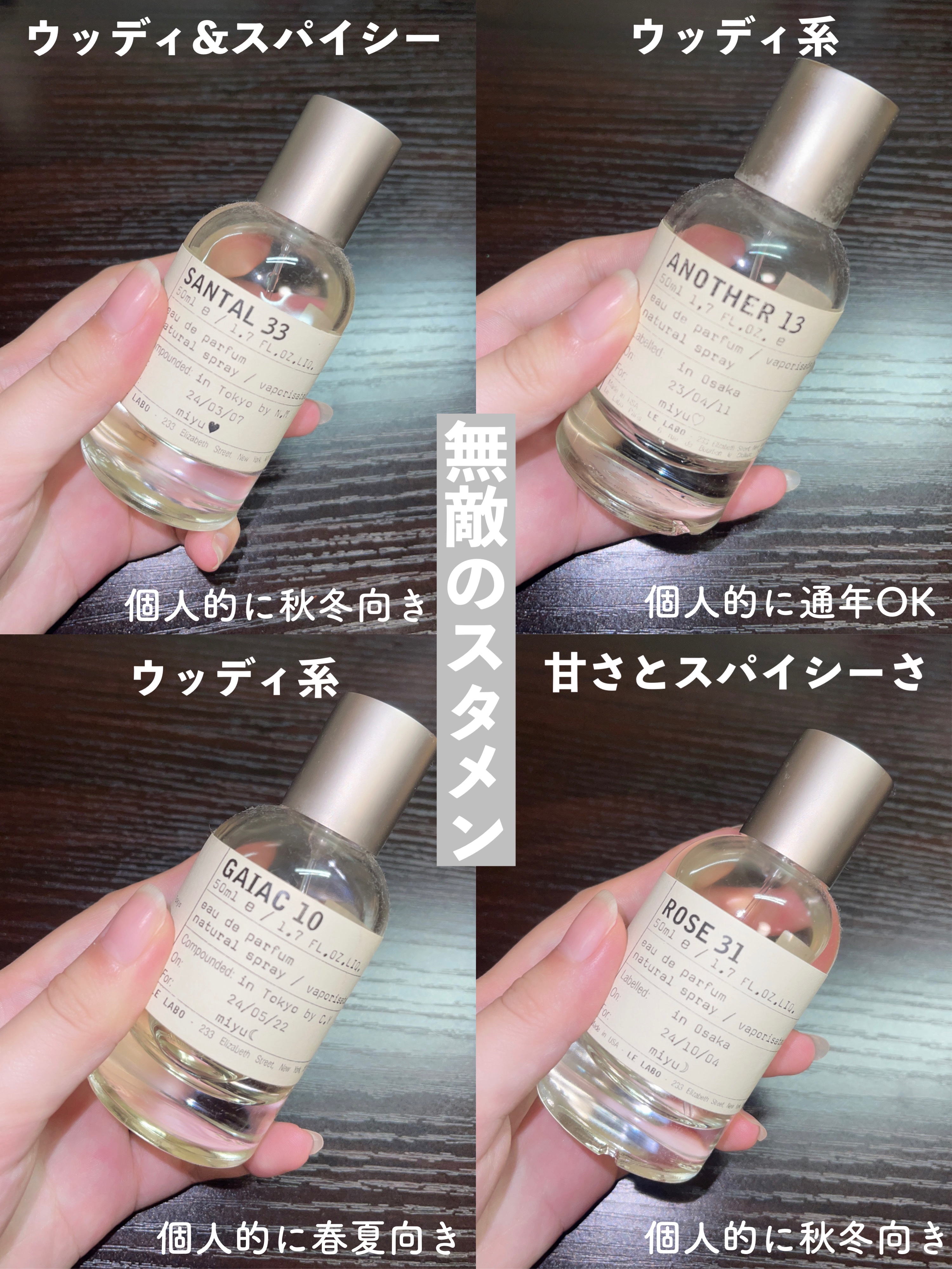 サンタル33 オードパルファン/LE LABO/香水(その他)を使ったクチコミ（2枚目）