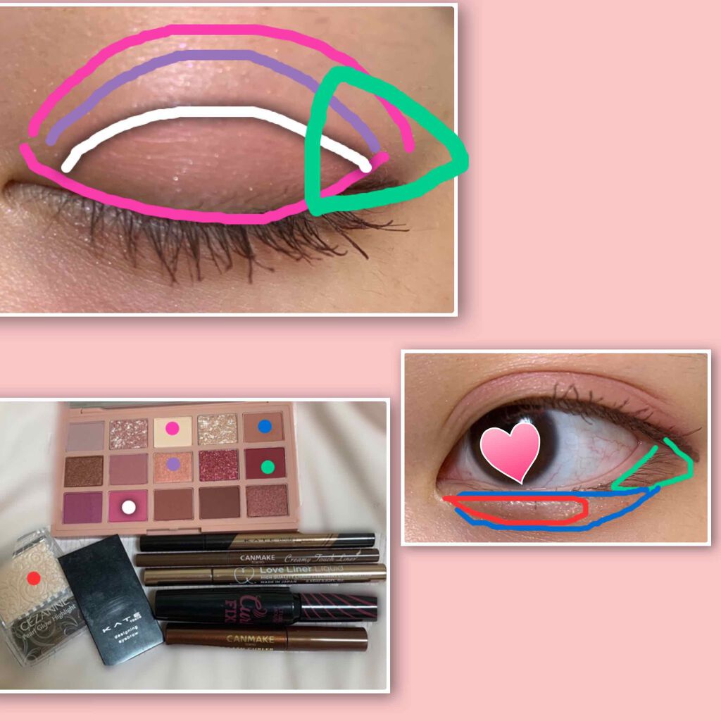 プレイカラーアイパレット ローズボム/ETUDE/アイシャドウパレットを使ったクチコミ（2枚目）