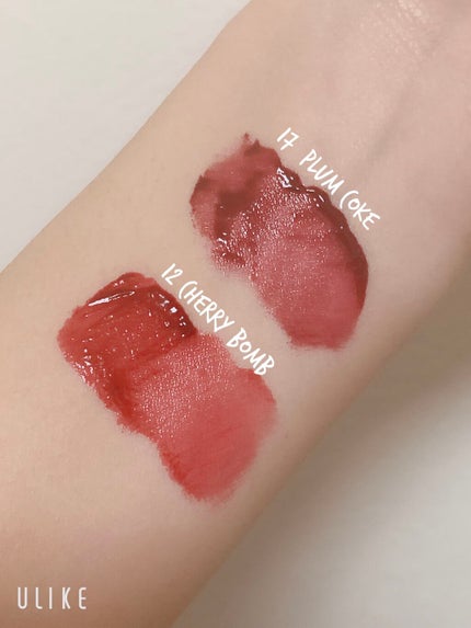 ジューシーラスティングティント/rom&nd/リップティントを使ったクチコミ(2枚目)