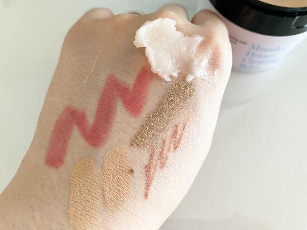 マヌカハニー クレンジングバーム/アピセラピーコスメティクス/クレンジングバームを使ったクチコミ（3枚目）