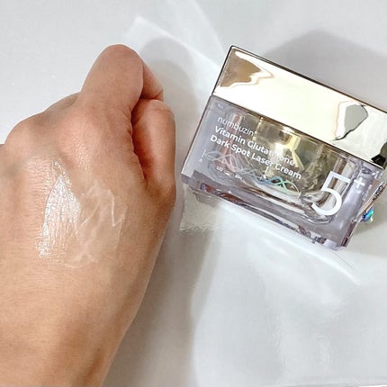 5番 白玉グルタチオンCメラゼロクリーム/numbuzin/フェイスクリームを使ったクチコミ(3枚目)