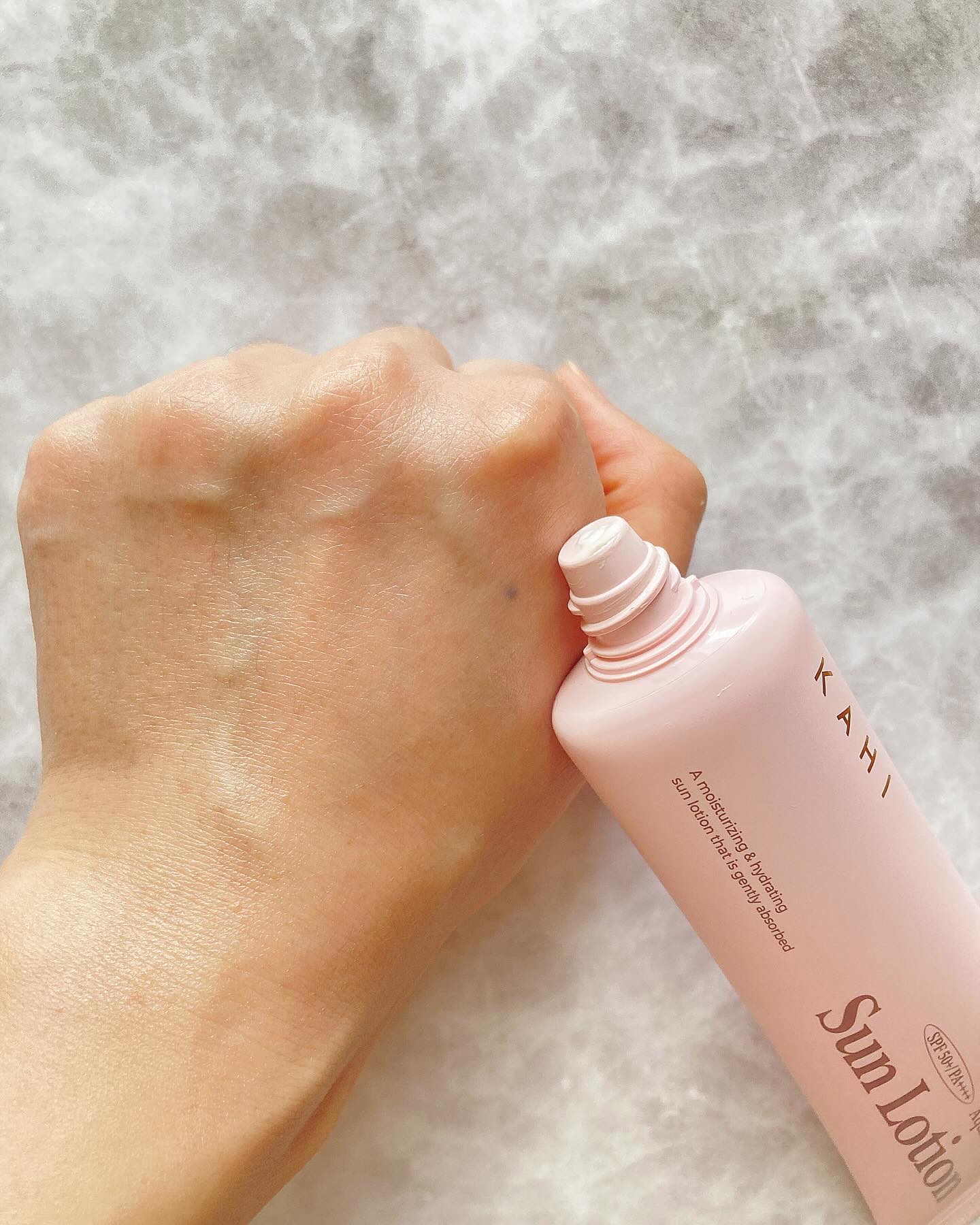 アクアシールド日焼け止めローション/KAHI/日焼け止めローションを使ったクチコミ（3枚目）