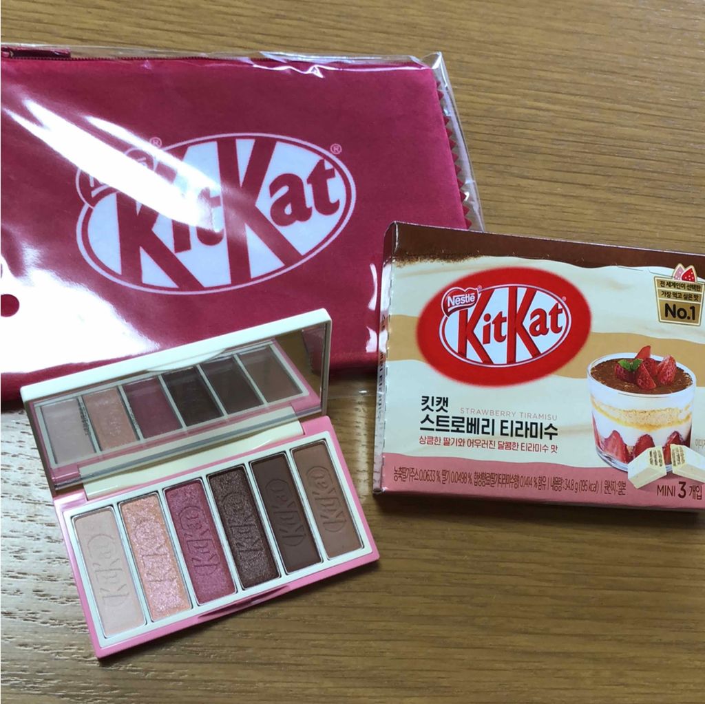 プレイカラーアイズ ミニ #キットカットオリジナル/ETUDE/アイシャドウパレットを使ったクチコミ(1枚目)