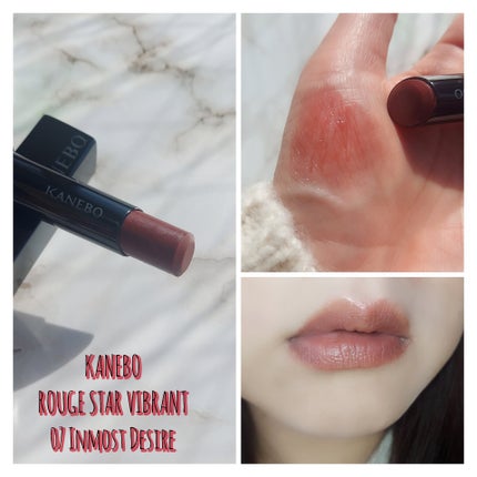 ルージュスターヴァイブラント/KANEBO/口紅を使ったクチコミ(7枚目)
