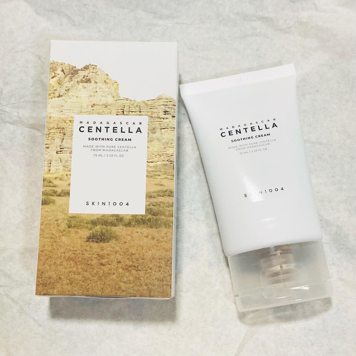 センテラ スージングクリーム/SKIN1004/フェイスクリームを使ったクチコミ(5枚目)