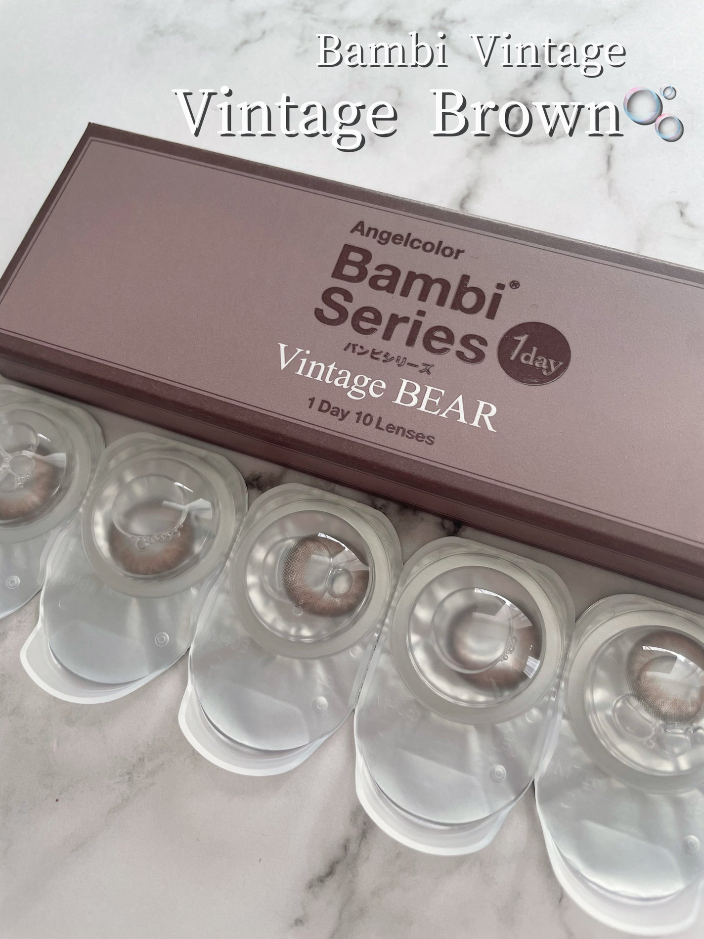 Angelcolor Bambi Series Vintage 1day/AngelColor/ワンデー(1DAY)カラコンを使ったクチコミ(2枚目)