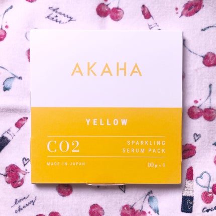 スパークリングセラムパック【YELLOW】/AKAHA/シートマスク・パックを使ったクチコミ(1枚目)