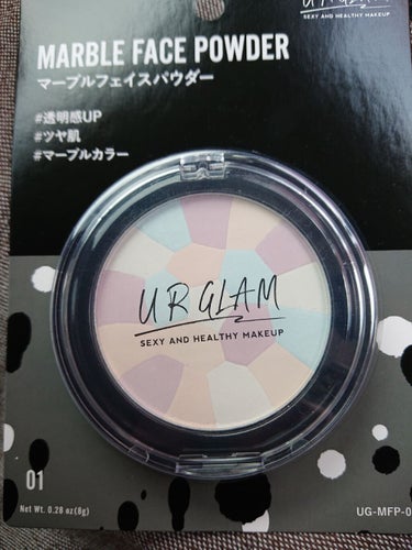 UR GLAM　MARBLE FACE POWDER/U R GLAM/プレストパウダーを使ったクチコミ（1枚目）