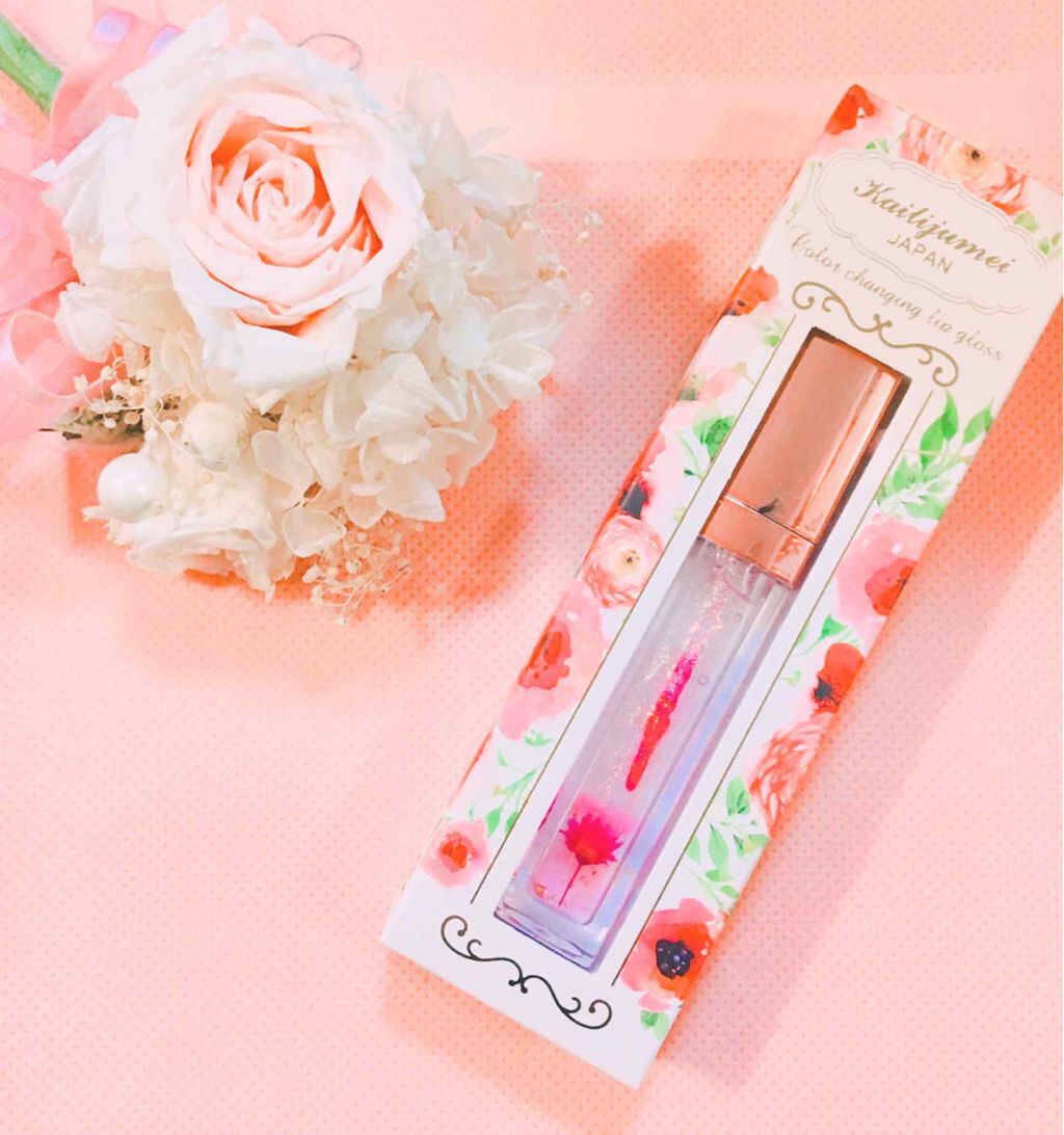 フラワーリップグロス/Kailijumei/リップグロスを使ったクチコミ(1枚目)