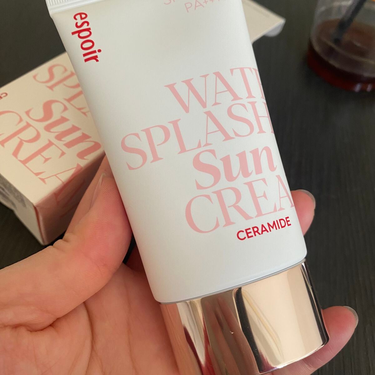 ウォータースプラッシュサンクリーム セラミド/espoir/日焼け止めクリームを使ったクチコミ(1枚目)