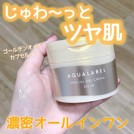 スペシャルジェルクリーム EX (オイルイン)/アクアレーベル/オールインワン化粧品を使ったクチコミ(1枚目)