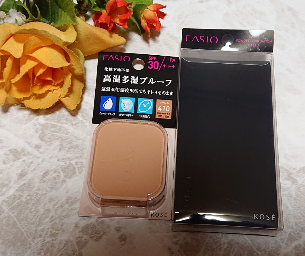 パワフルステイUVファンデーション/FASIO/パウダーファンデーションを使ったクチコミ(1枚目)