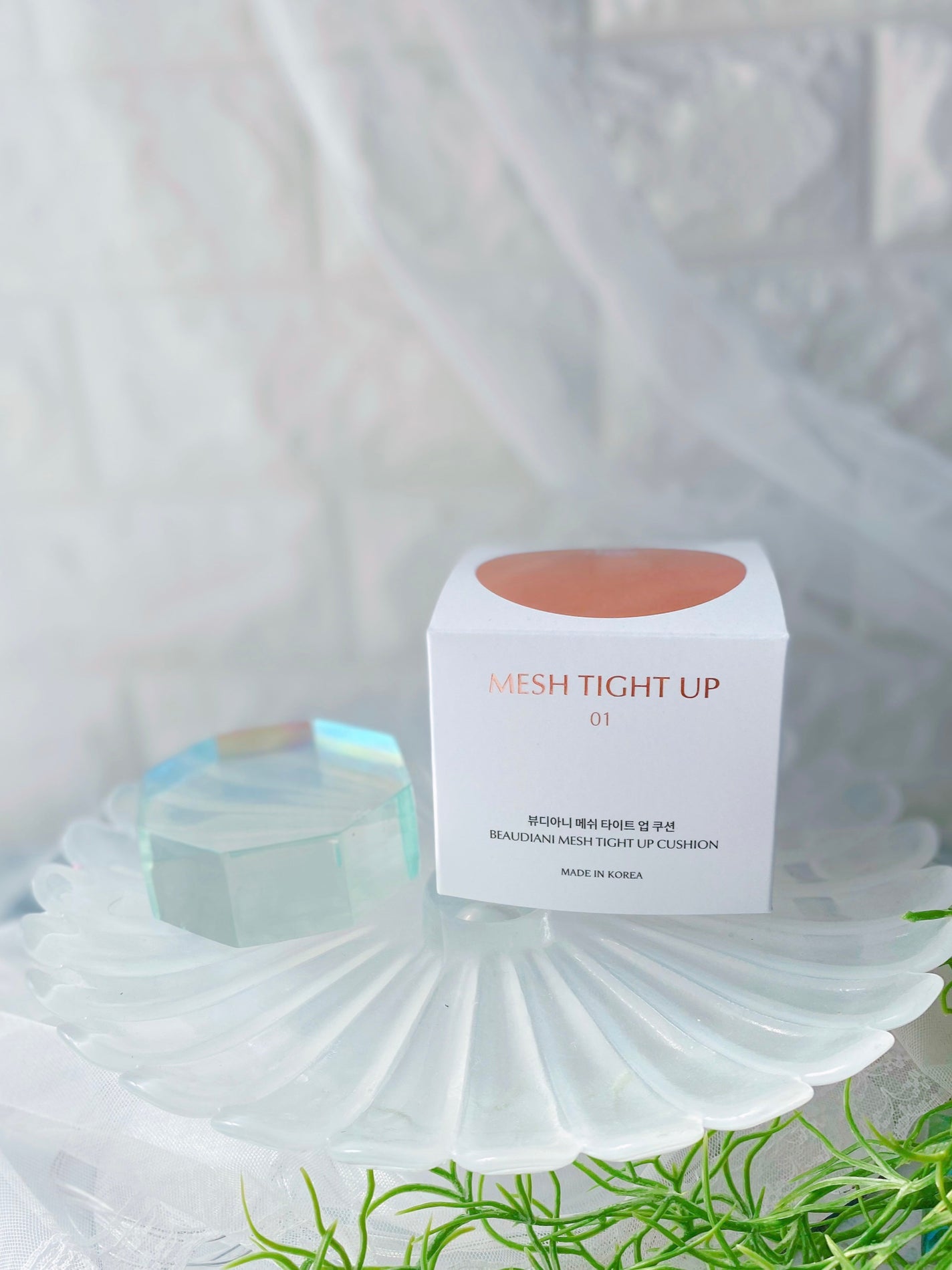 メッシュタイトアップクッション/BEAUDIANI/クッションファンデーションを使ったクチコミ(7枚目)