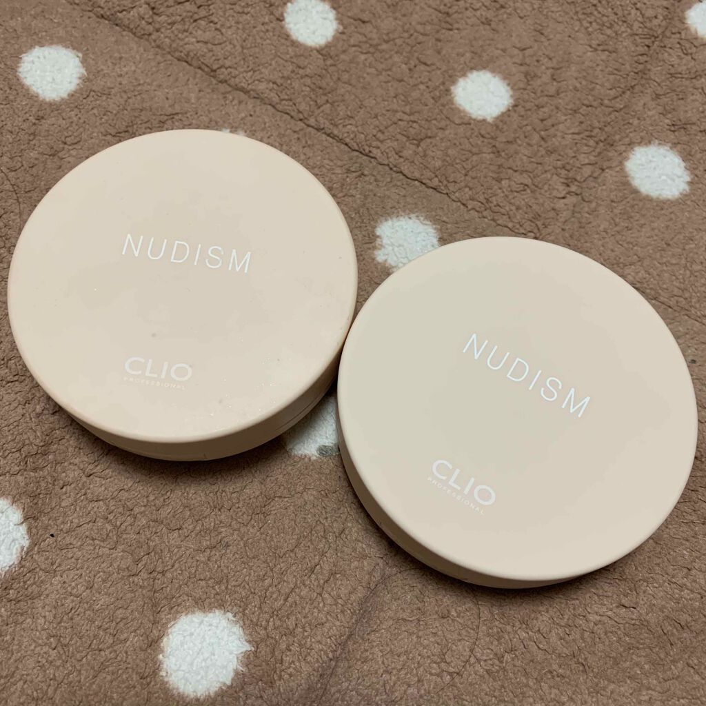 ヌーディズム ベルベットウェアー クッション/CLIO/クッションファンデーションを使ったクチコミ（1枚目）