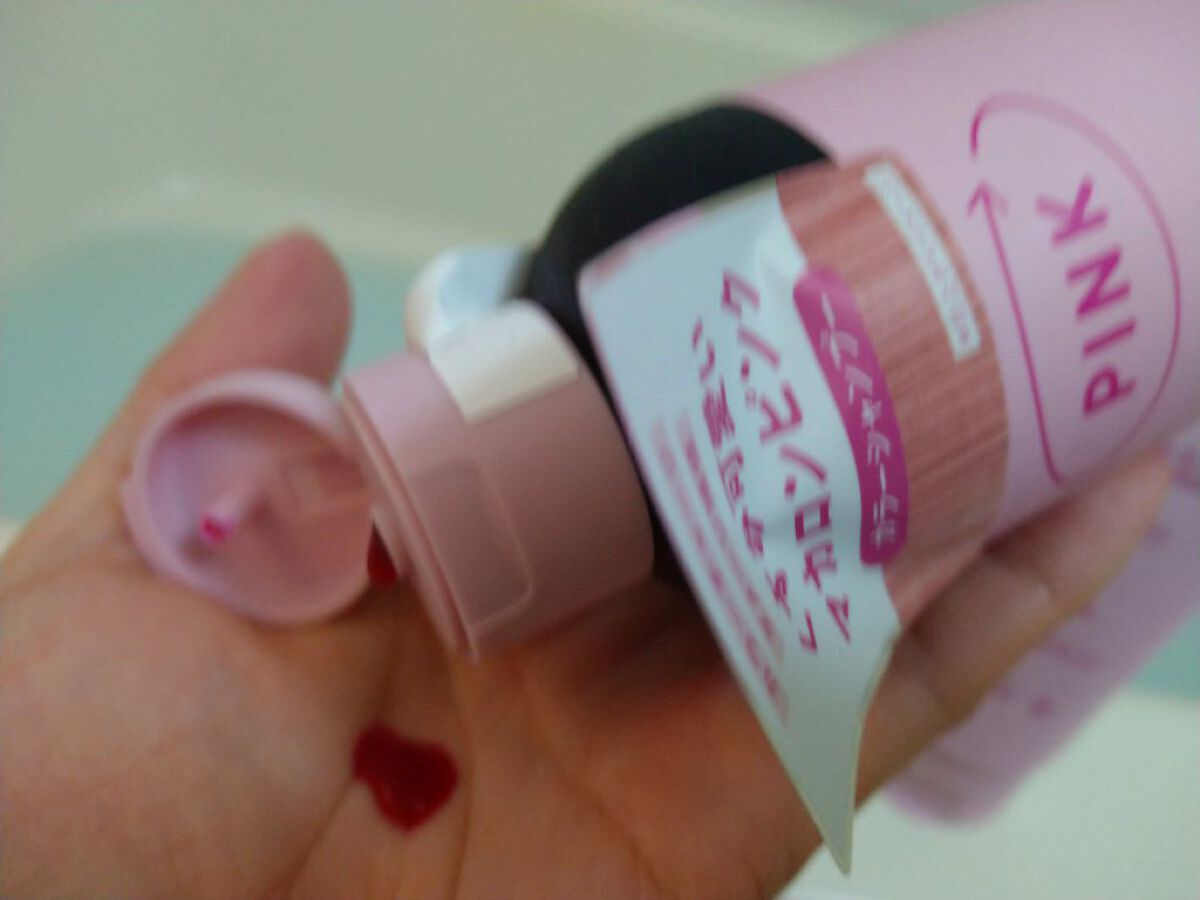 カラーシャンプー＆トリートメント シャンプー ピンク/ダイアン/市販シャンプーを使ったクチコミ（2枚目）