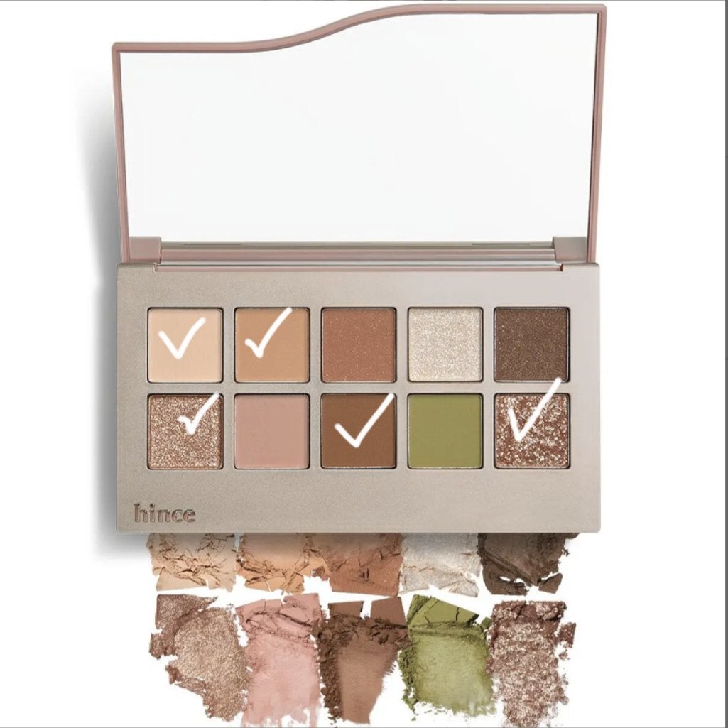 ニューデップスアイシャドウパレット/hince/アイシャドウパレットを使ったクチコミ(2枚目)