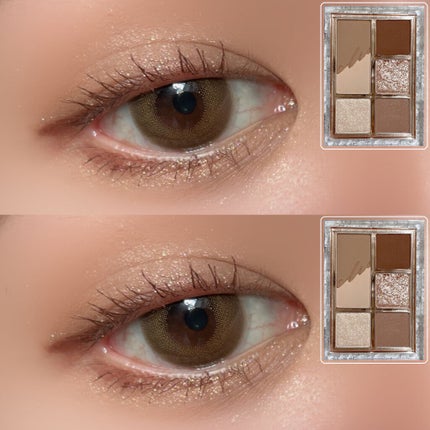 プロ アイパレット ミニ/CLIO/アイシャドウパレットを使ったクチコミ(4枚目)