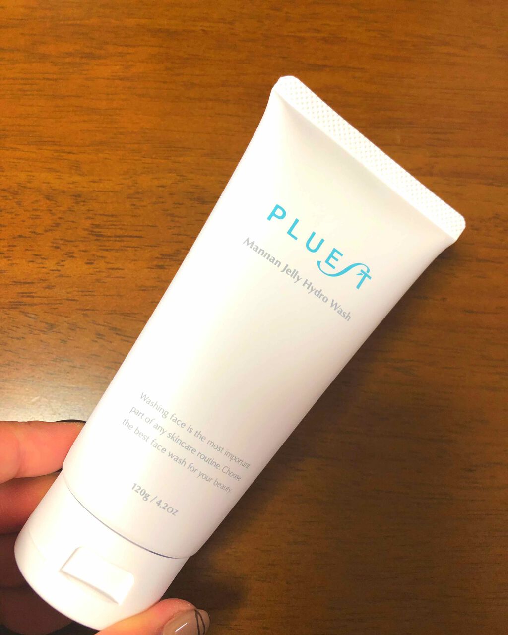 マンナンジェリーハイドロウォッシュ/PLUEST/洗顔料を使ったクチコミ(1枚目)