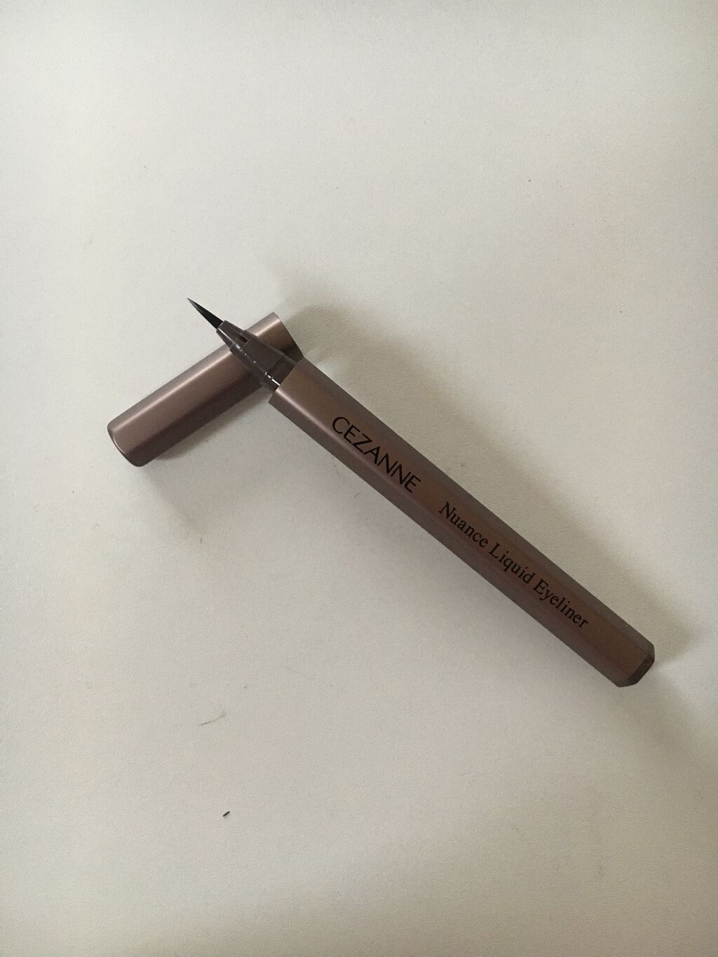 ニュアンスリキッドアイライナー/CEZANNE/リキッドアイライナーを使ったクチコミ(1枚目)