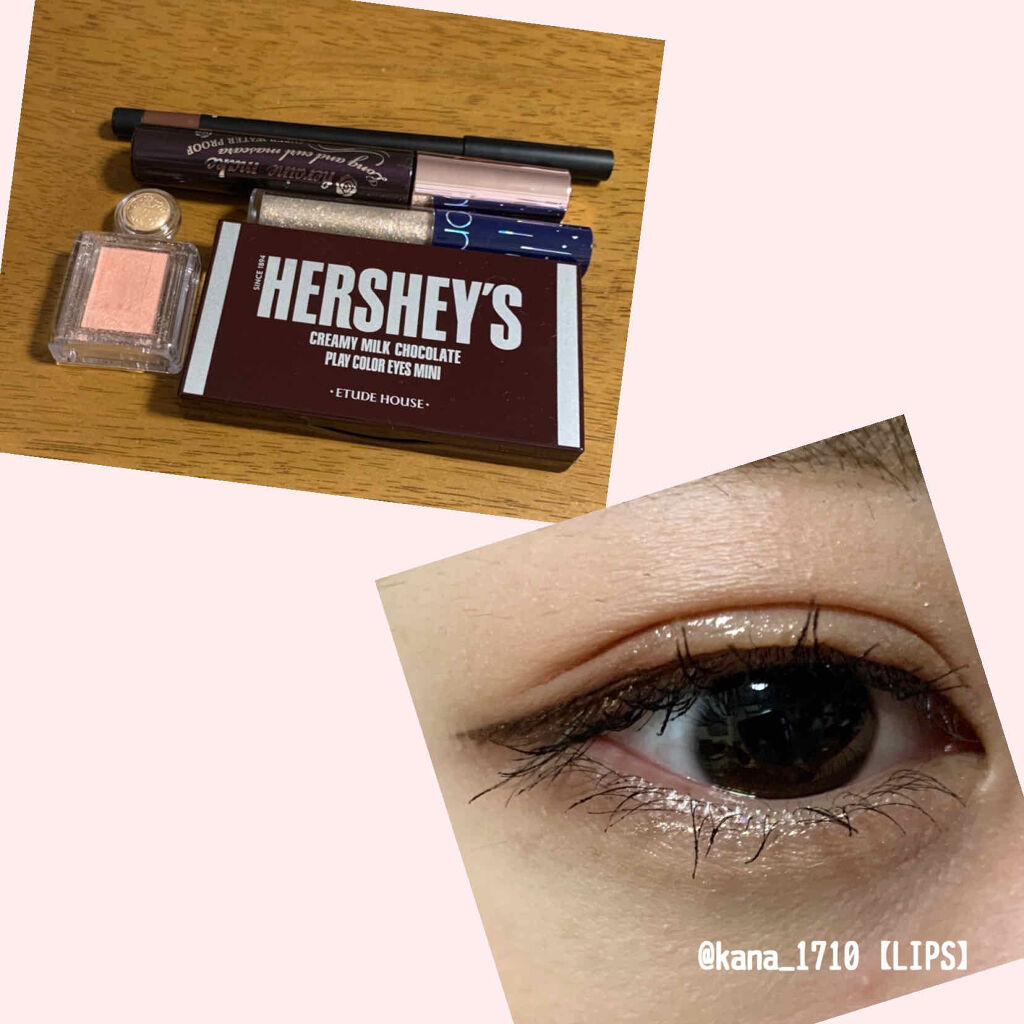 Starry Eyes Am9 to Pm9 Gel Eyeliner 02 #Glam Mocha/lilybyred/ジェルアイライナーを使ったクチコミ（1枚目）