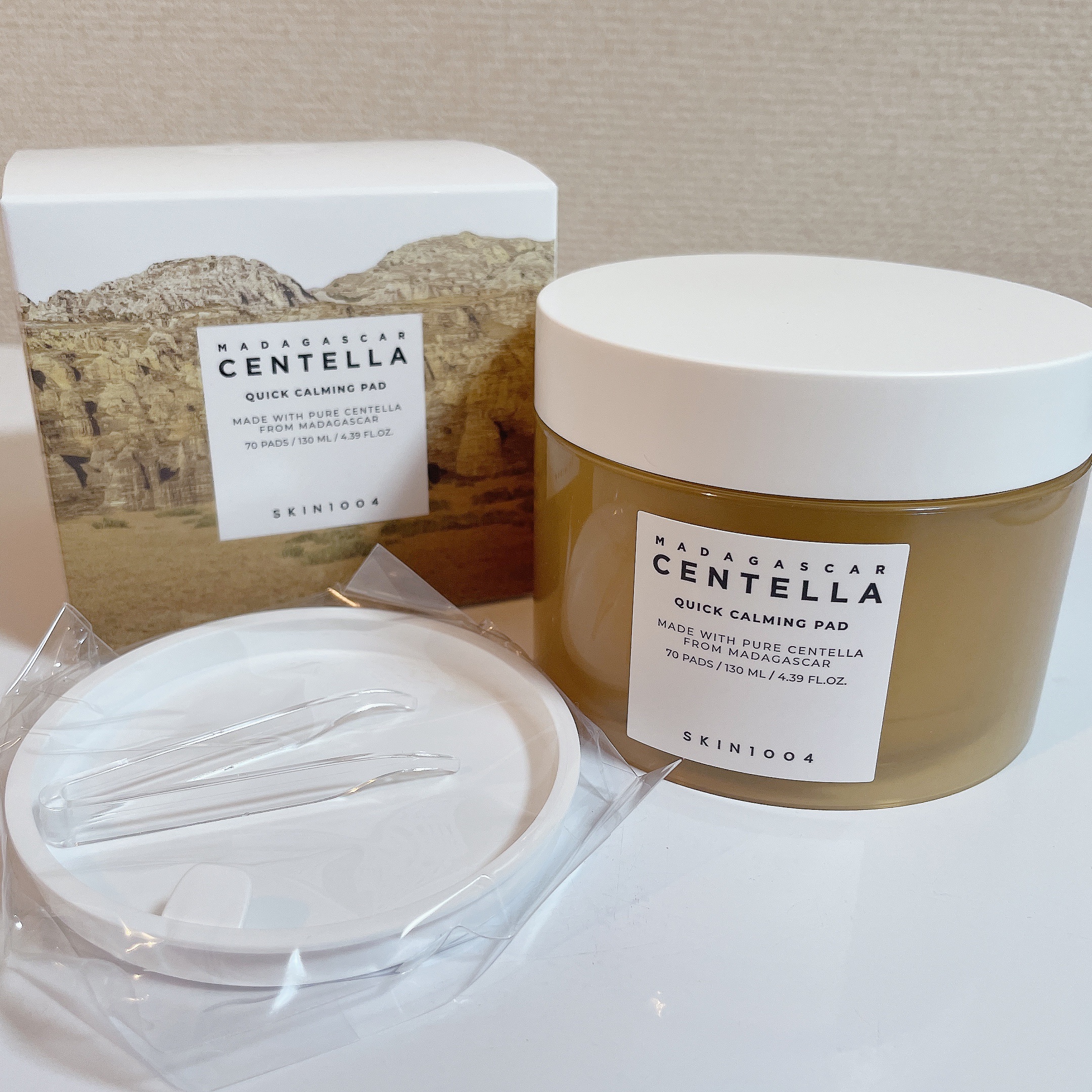 センテラ クイックカーミングパッド/SKIN1004/トナーパッドを使ったクチコミ（1枚目）