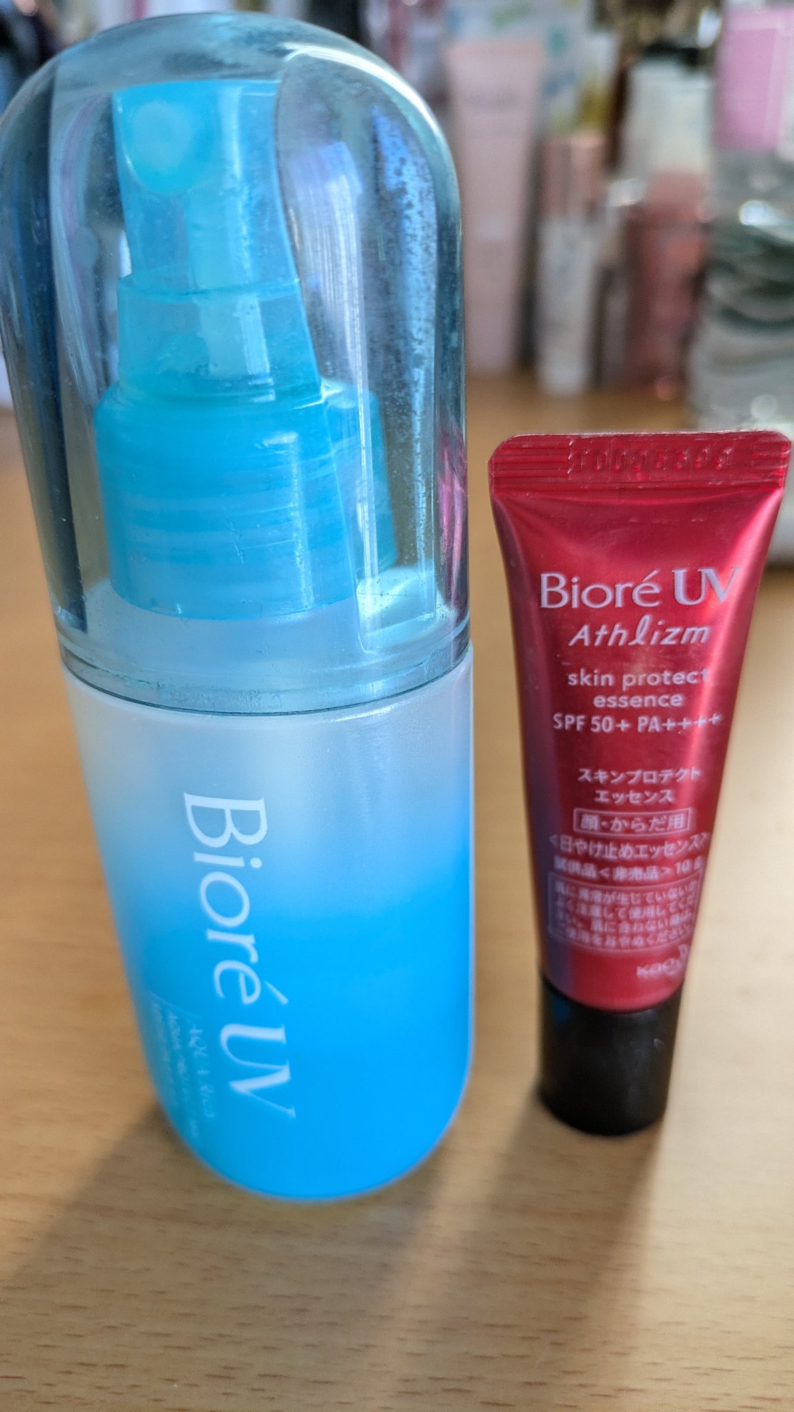 UV  アスリズム　スキンプロテクトエッセンス/ビオレ/日焼け止めローションを使ったクチコミ（1枚目）