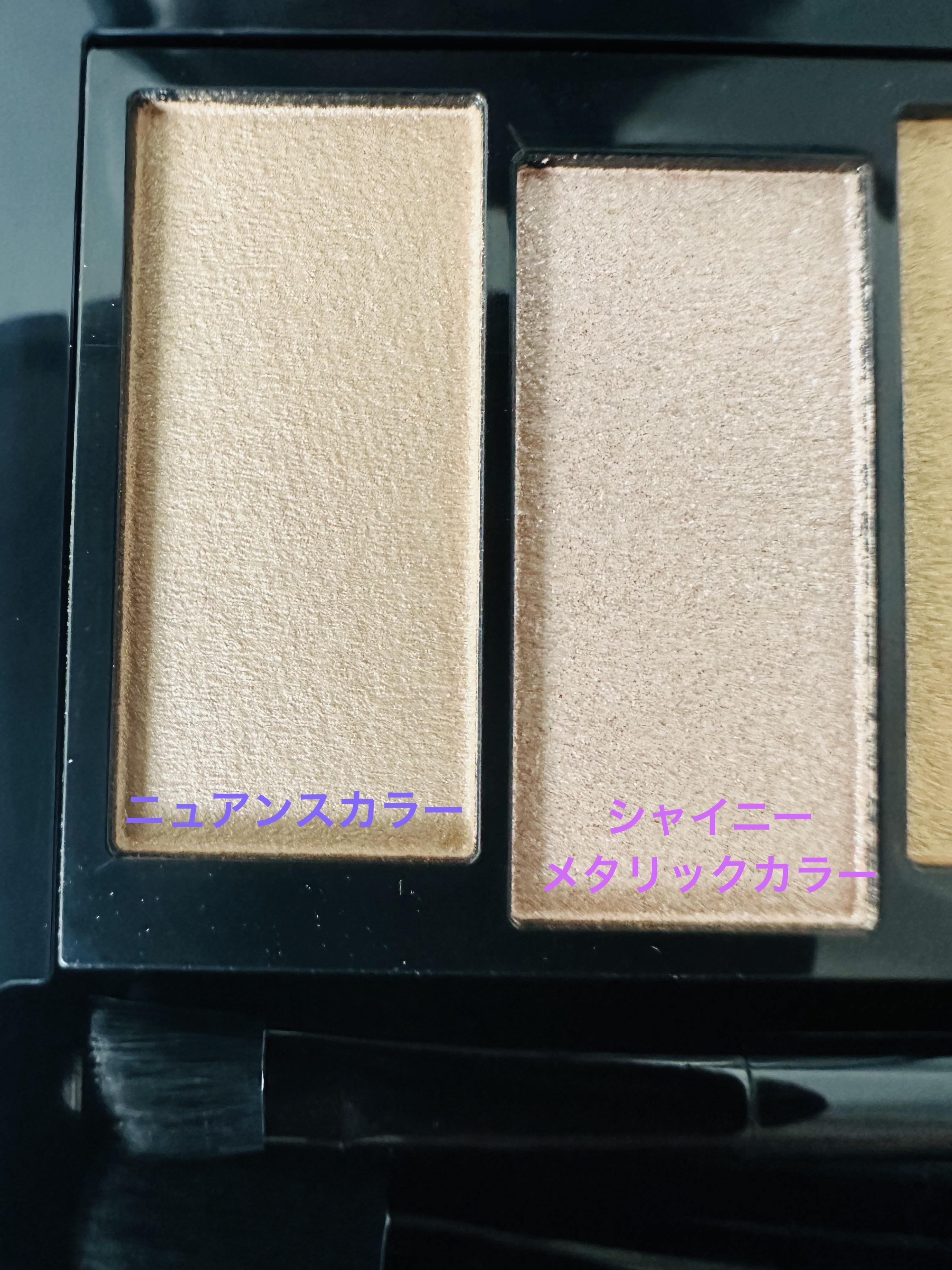 レイヤードカラーズアイシャドウ 02 ビジョナリーヌード/KANEBO/アイシャドウパレットを使ったクチコミ（3枚目）