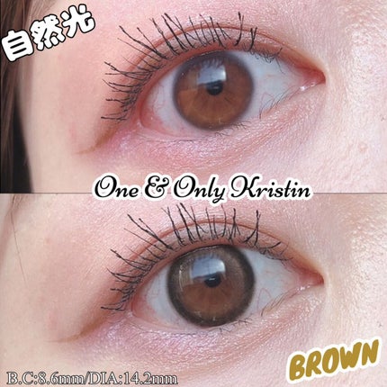 One & Only Kristin/Hapa kristin/カラーコンタクトレンズを使ったクチコミ(3枚目)