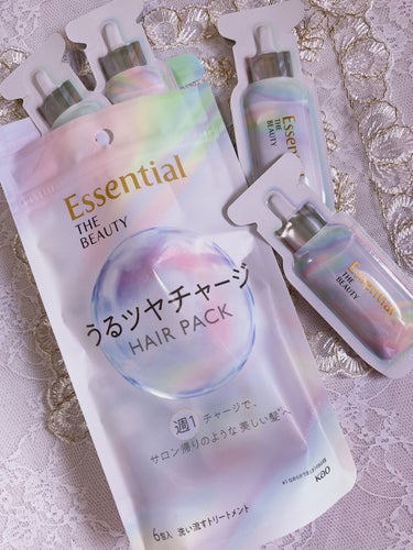 🎁#エッセンシャル 様からのご提供品レビュー🎁
LIPS様のプレゼント企画を通してエッセンシャル様より

《エッセンシャル ザビューティ うるツヤチャージヘアパック》
をご提供頂きました！



こちら