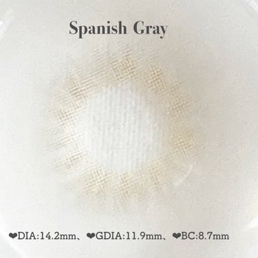 Spanish 1Day(スパニッシュ 1Day) グレー/OLENS/ワンデー（１DAY）カラコンを使ったクチコミ（3枚目）