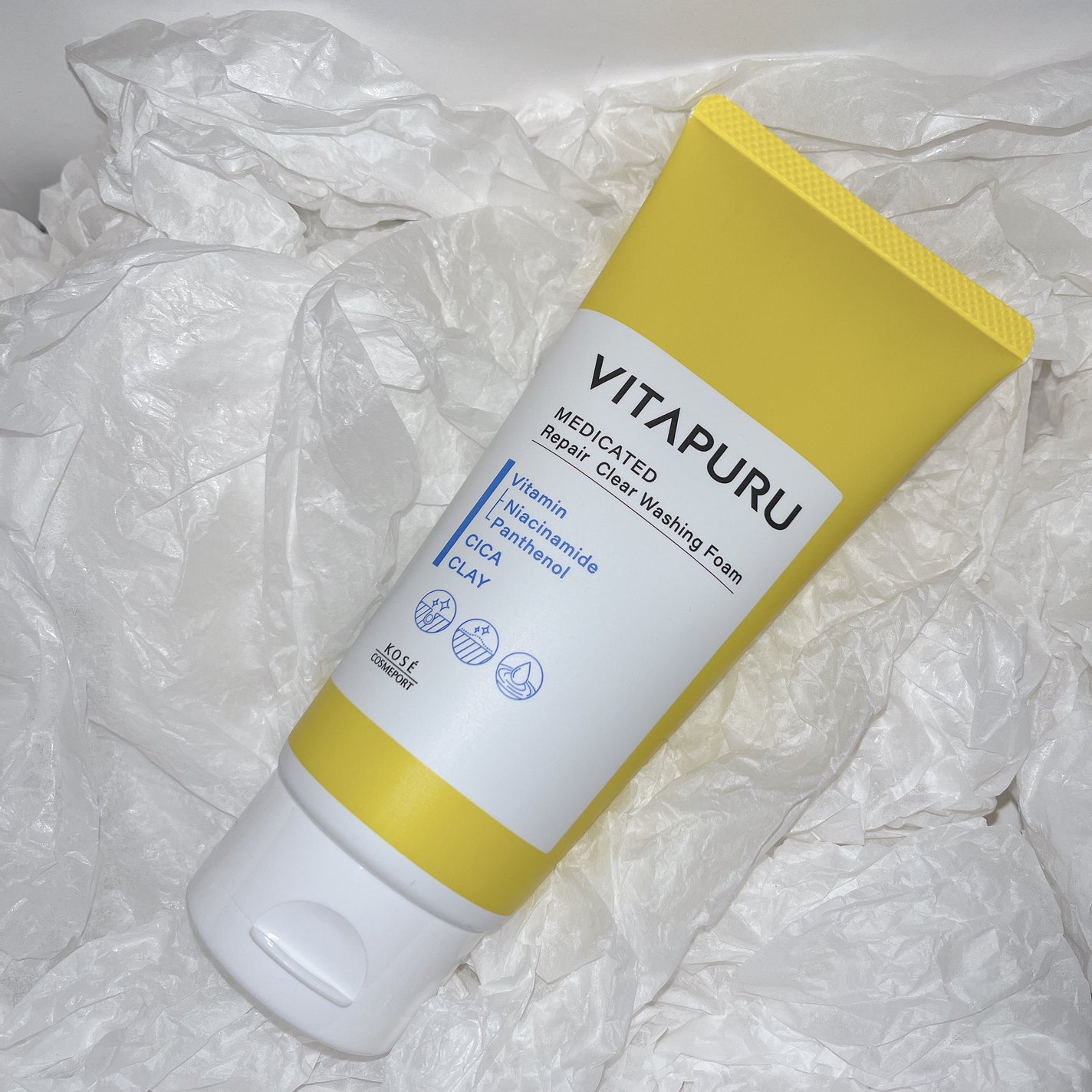 ビタプル リペア クリアウォッシングフォーム/VITAPURU/洗顔フォームを使ったクチコミ(1枚目)