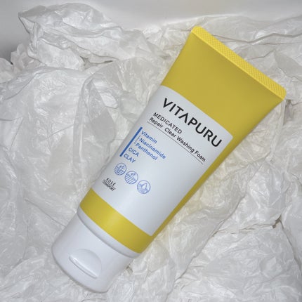 ビタプル リペア クリアウォッシングフォーム/VITAPURU/洗顔フォームを使ったクチコミ(1枚目)