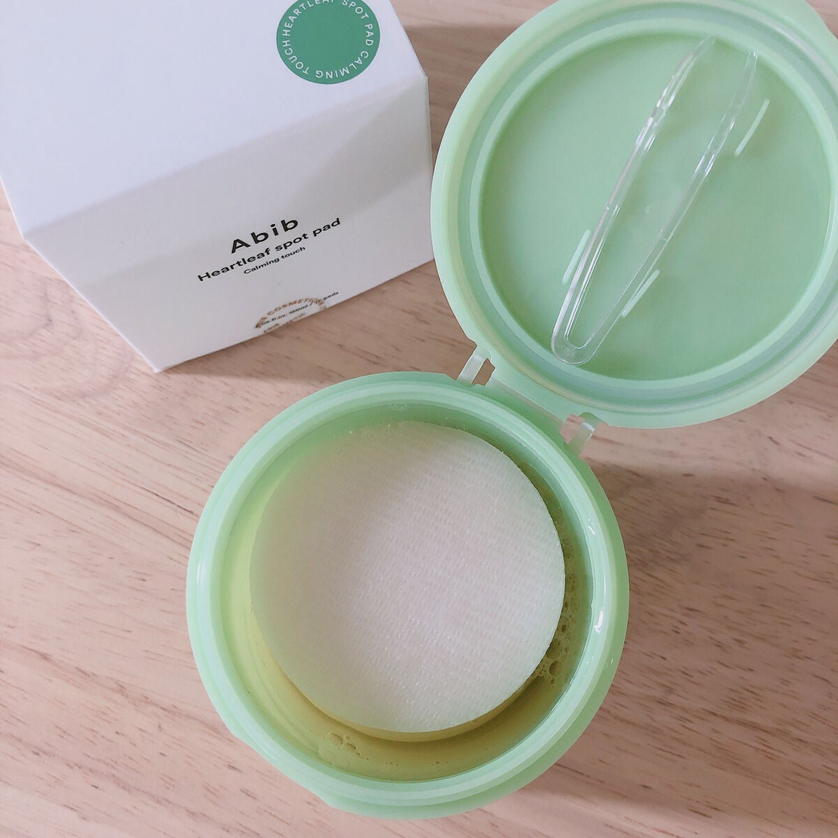 ドクダミカーミングタッチスポットパッド/Abib /トナーパッドを使ったクチコミ(2枚目)