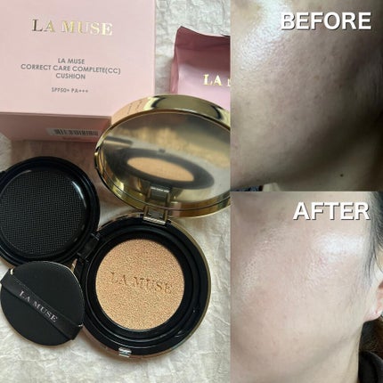 CORRECT CARE COMPLETE CC CUSHION/ラミューズ/クッションファンデーションを使ったクチコミ(2枚目)