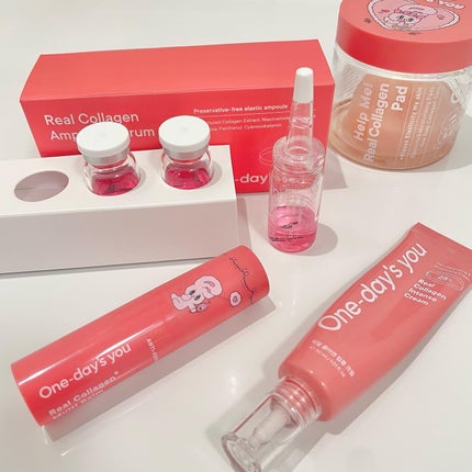 ヘルプミー! リアルコラーゲンパッド/One-day's you/トナーパッドを使ったクチコミ(1枚目)
