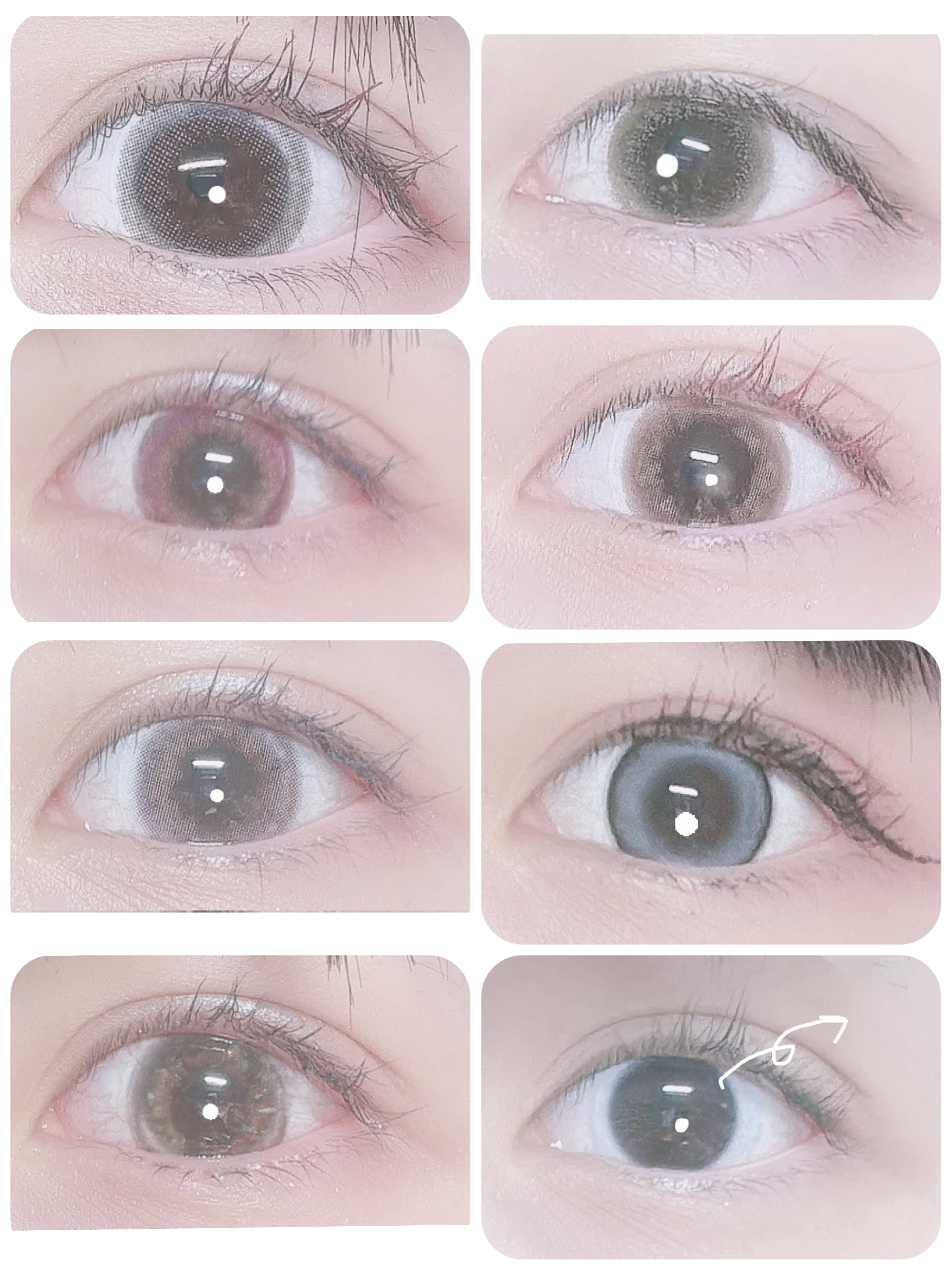 eye closet AQUA MOIST 1month/EYE CLOSET/１ヶ月（１MONTH）カラコンを使ったクチコミ（2枚目）