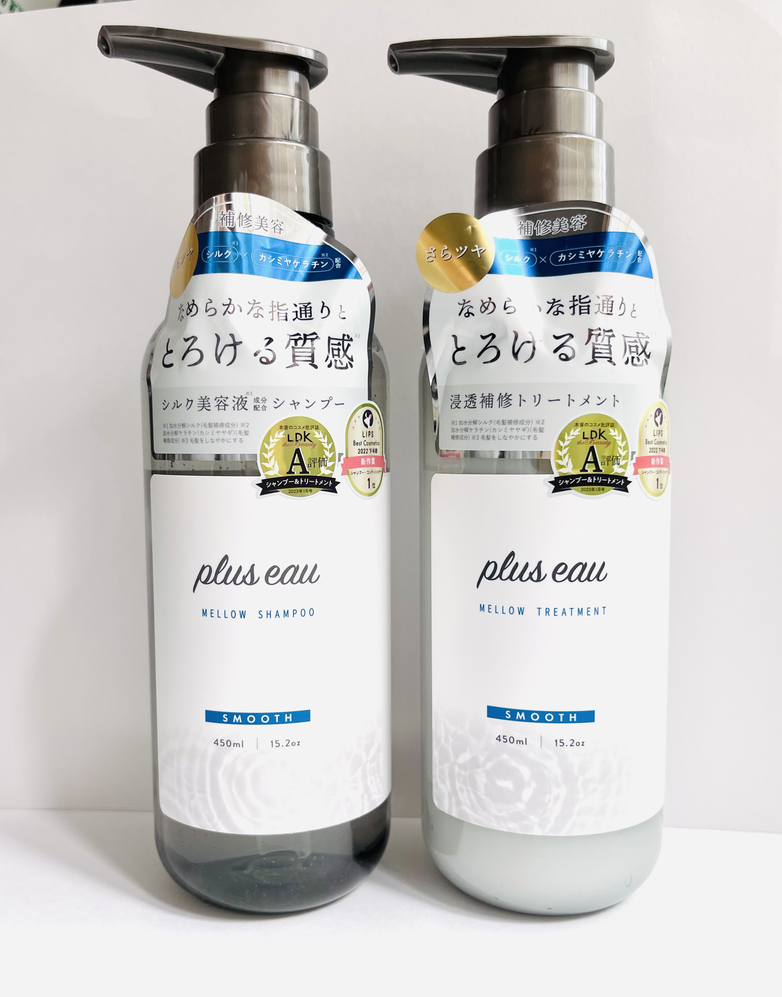 メロウシャンプー/メロウトリートメント/plus eau/市販シャンプーを使ったクチコミ（1枚目）