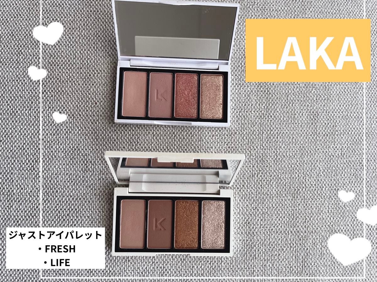 ジャストアイパレット/Laka/アイシャドウパレットを使ったクチコミ(1枚目)