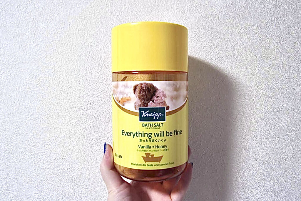 クナイプ バスソルト バニラ＆ハニーの香り/クナイプ/無機塩系入浴剤を使ったクチコミ（1枚目）