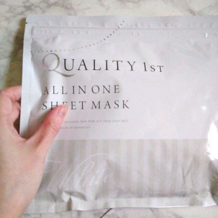 オールインワンシートマスク ホワイトEX/クオリティファースト/シートマスク・パックを使ったクチコミ(1枚目)