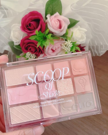 シェード アンド シャドウ パレット 03 SCOOP OF SHADE/CLIO/アイシャドウパレットを使ったクチコミ（2枚目）