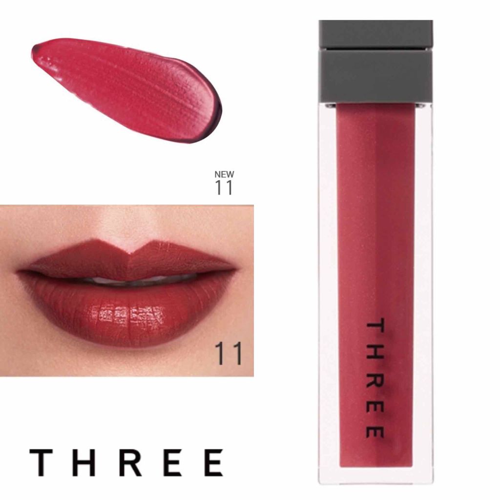 リリカルリップブルーム/THREE/口紅を使ったクチコミ（3枚目）
