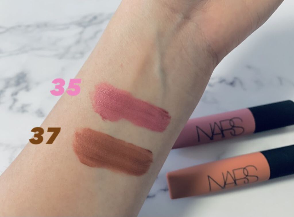 エアーマット リップカラー/NARS/口紅を使ったクチコミ（2枚目）