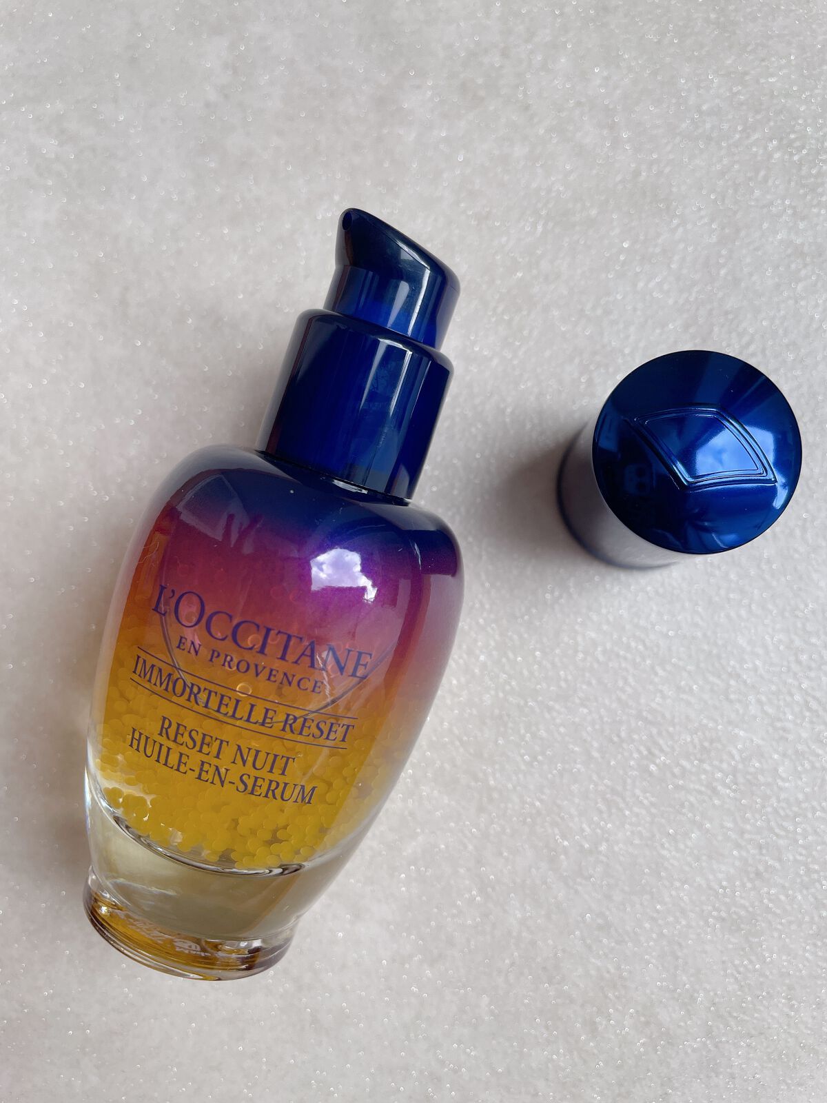 イモーテル オーバーナイトリセットセラム/L'OCCITANE/美容液を使ったクチコミ（2枚目）