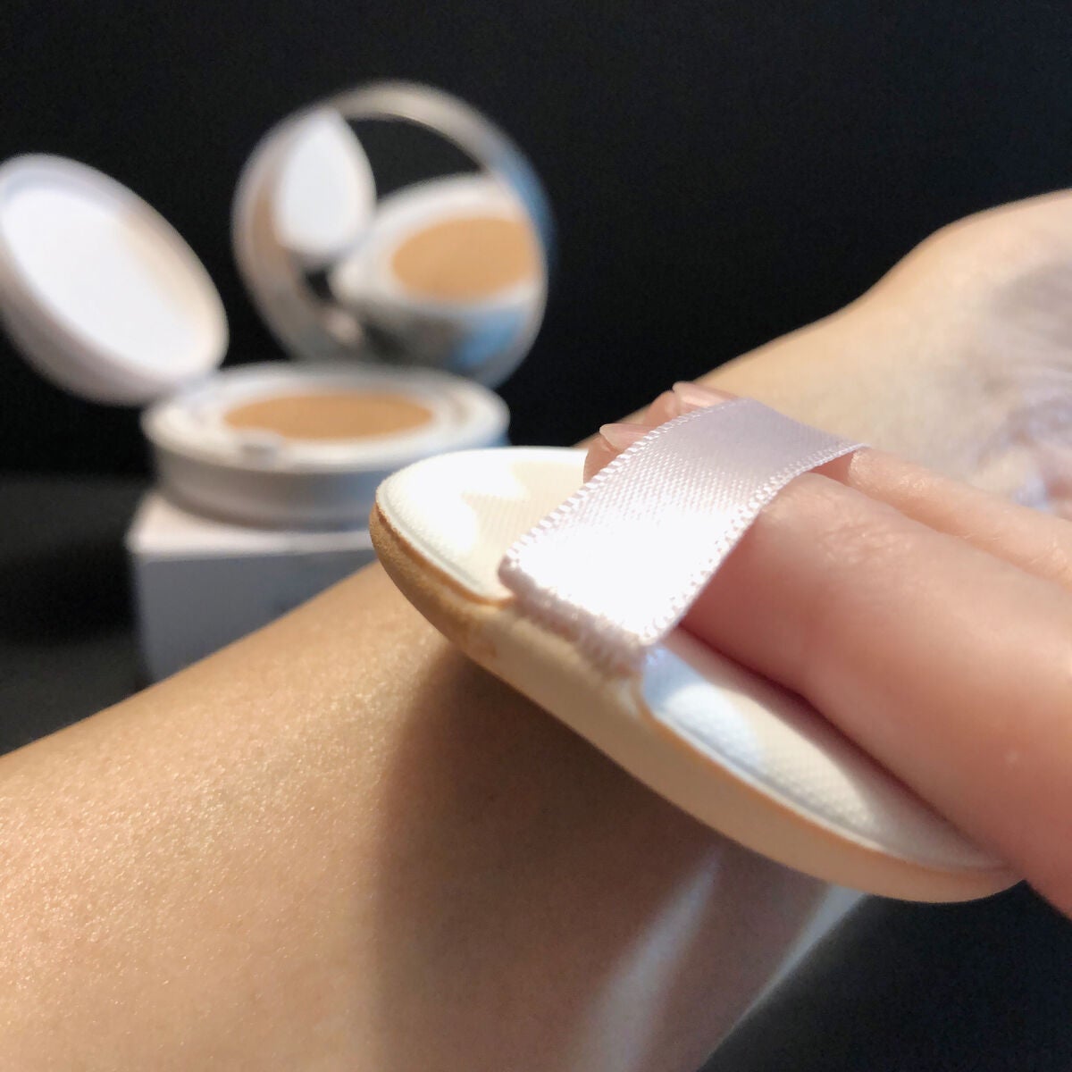 リンクルホワイトクッションファンデーション/コラリッチ/クッションファンデーションを使ったクチコミ(6枚目)