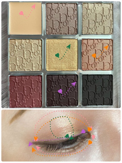 ディオール バックステージ アイ パレット/Dior/アイシャドウパレットを使ったクチコミ(3枚目)