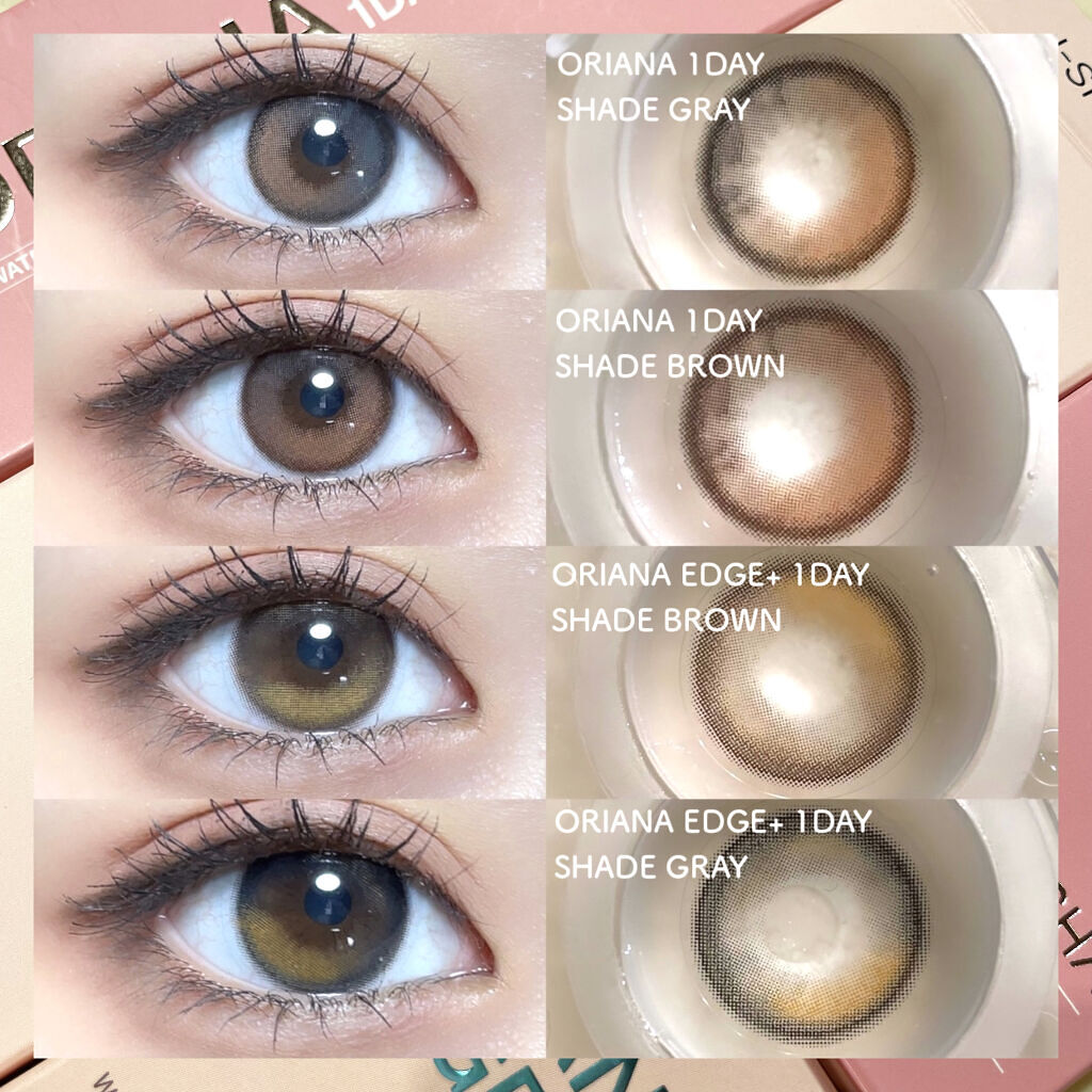 ORIANA EDGE+1DAY/蜜のレンズ/ワンデー（１DAY）カラコンを使ったクチコミ（3枚目）